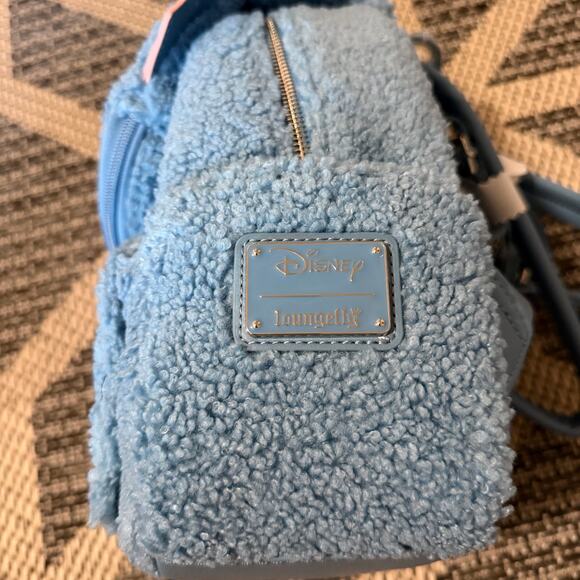 Loungefly Stitch Plush Sherpa Cosplay Mini Backpack - Picture 7 of 7
